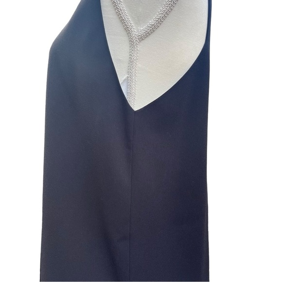 Alice + Olivia Color Block Black and Red Sleeveless Shift Dress Size Medium - Picture 4 of 9